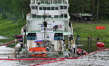 В Красноярском крае оценили уровень загрязнения воды после аварии на Енисее