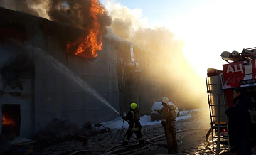 Пожар в Химках на 1,2 тысяч квадратных метров локализовали