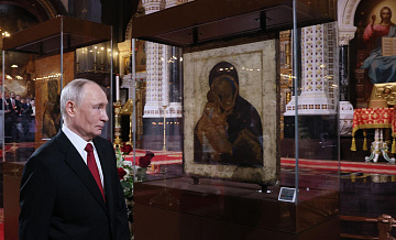 Патриарх Кирилл поблагодарил Путина за передачу РПЦ икон