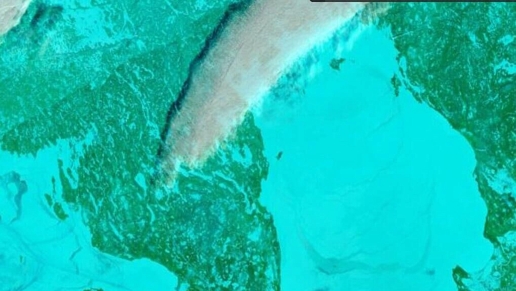 Ладожское озеро полностью покрылось льдом